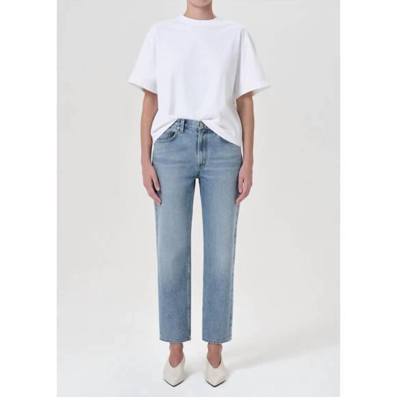 Agolde Valen Mid Rise Vintage Straight Jeans - Picture 2 of 4